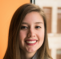 Portrait of Victoria Lawson, chief financial officer leading a financial trading firm